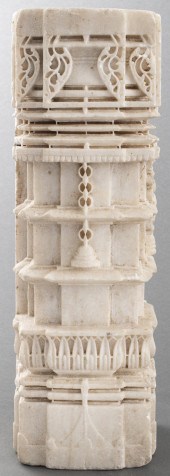 SOUTHEAST ASIAN CARVED MARBLE