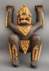 SOUTHEAST ASIAN CARVED SCULPTU