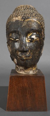 SOUTHEAST ASIAN CARVED STONE B