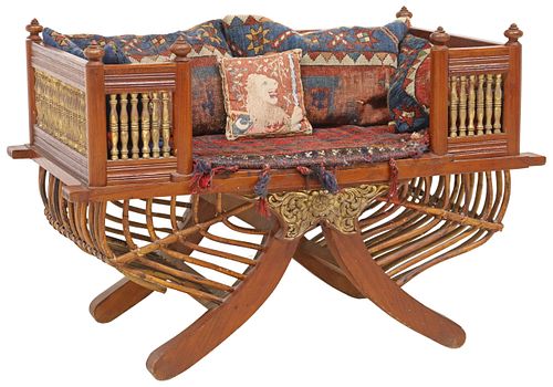 SOUTHEAST ASIAN CARVED TEAK &AMP;