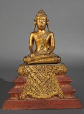 SOUTHEAST ASIAN CARVED WOOD AN