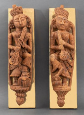SOUTHEAST ASIAN CARVED WOOD AP