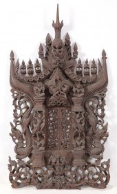 SOUTHEAST ASIAN CARVED WOOD RE