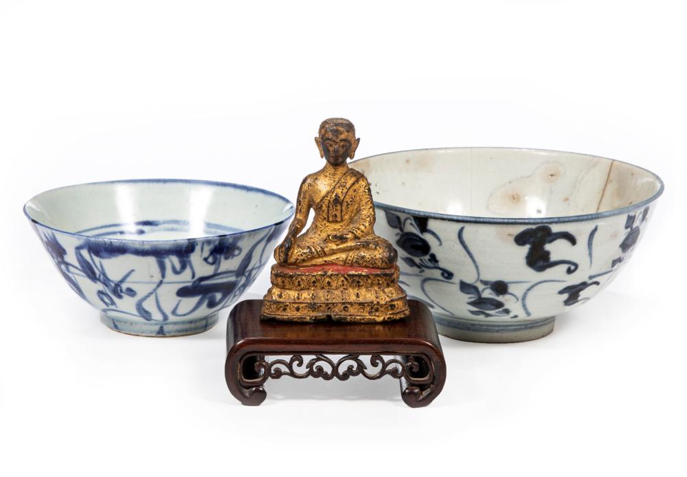 SOUTHEAST ASIAN GILT BRONZE