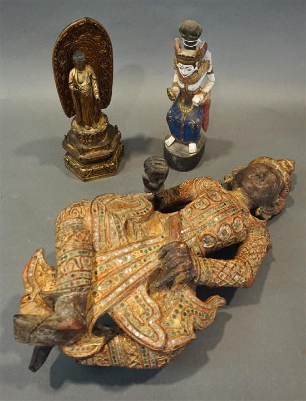 SOUTHEAST ASIAN GILT DECORATED