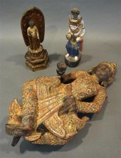 SOUTHEAST ASIAN GILT DECORATED