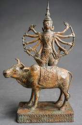 SOUTHEAST ASIAN PATINATED BRON