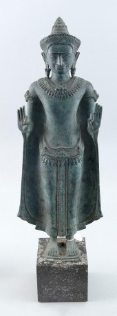 SOUTHEAST ASIAN PATINATED BRON