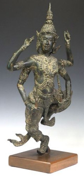 SOUTHEAST ASIAN PATINATED BRON