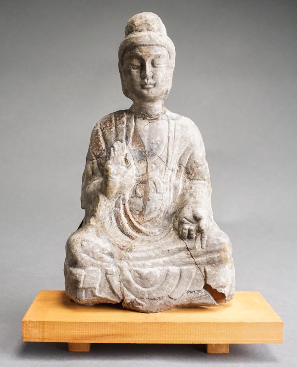 SOUTHEAST ASIAN STONE FIGURE OF