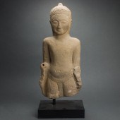 SOUTHEAST ASIAN STONE FIGURE O