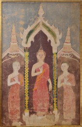 SOUTHEAST ASIAN TEMPLE & FIGUR