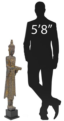SOUTHEAST ASIAN THAI PARCEL GILT