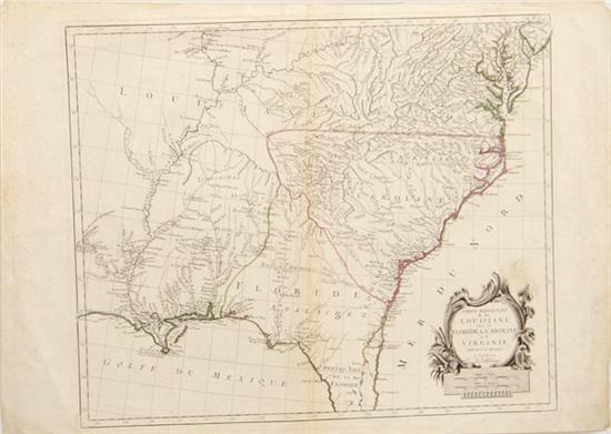 Southeastern United States map by