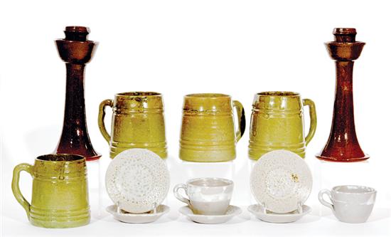 Southern art pottery M.L. Owens