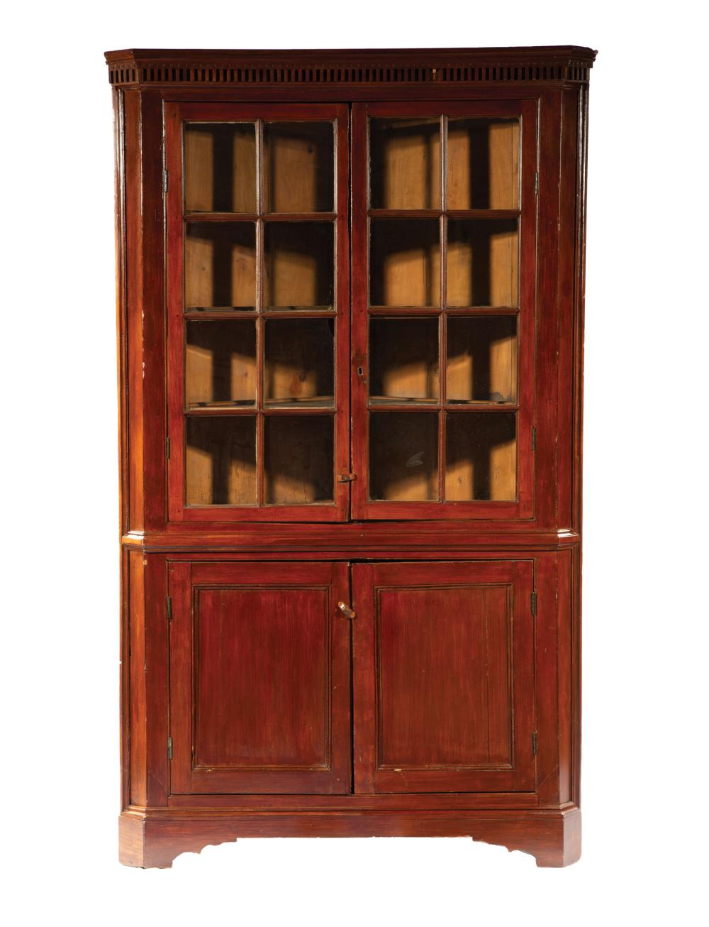 SOUTHERN CARVED CHERRYWOOD CORNER