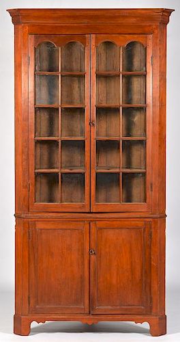SOUTHERN CHERRY CORNER CUPBOARD