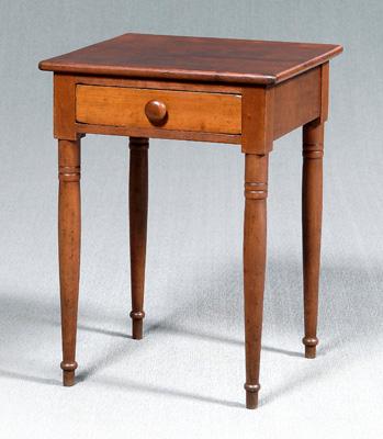 Southern cherry one drawer table,