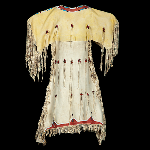 Southern Cheyenne Beaded Hide Dress