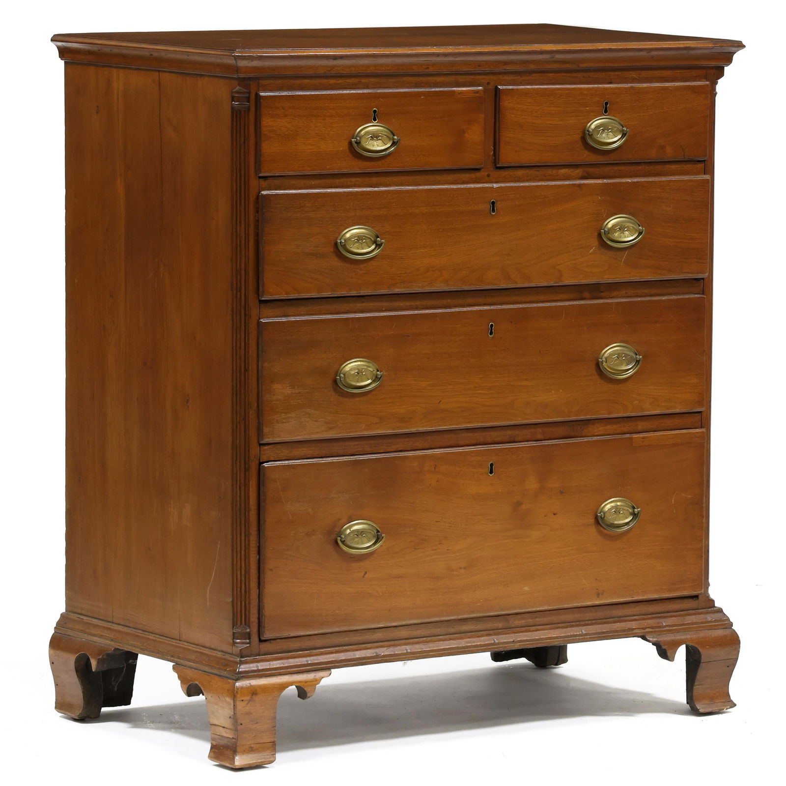SOUTHERN CHIPPENDALE WALNUT CHEST
