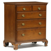 SOUTHERN CHIPPENDALE WALNUT CH