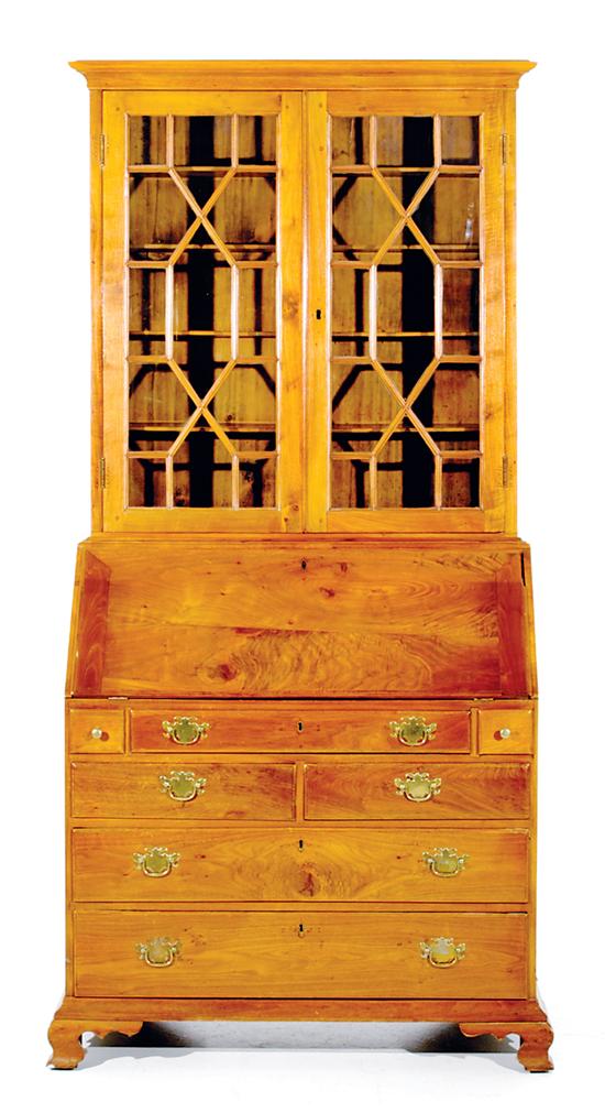 Southern Chippendale walnut desk