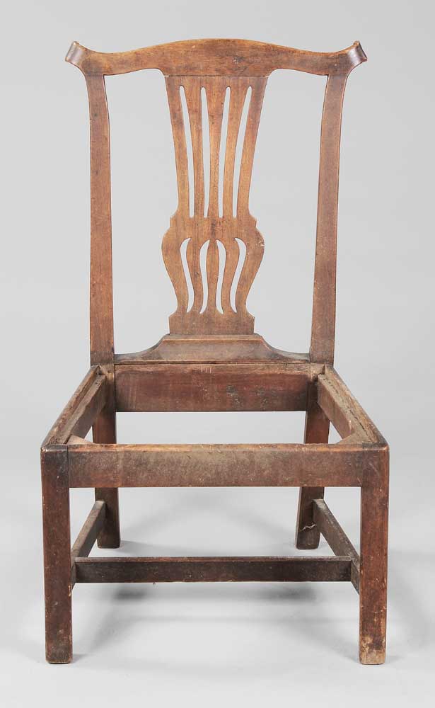 Southern Chippendale Walnut Side
