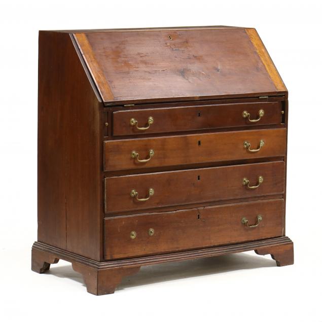 SOUTHERN CHIPPENDALE WALNUT SLANT