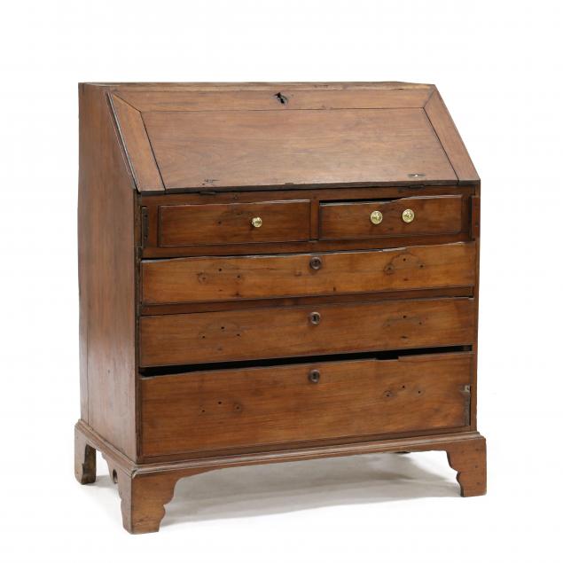 SOUTHERN CHIPPENDALE WALNUT SLANT