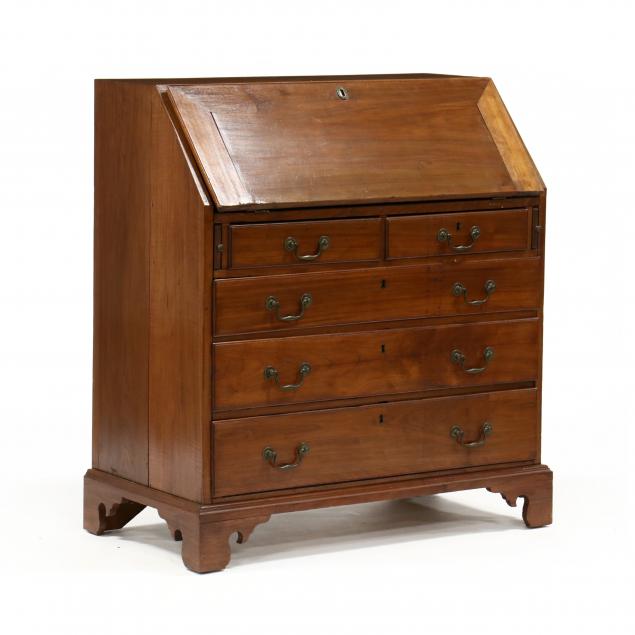 SOUTHERN CHIPPENDALE WALNUT SLANT