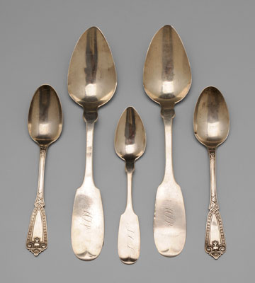 Southern Coin Silver Flatware New
