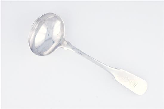 Southern coin silver ladle