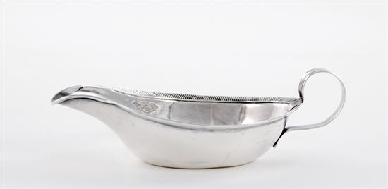 Southern coin silver pap boat