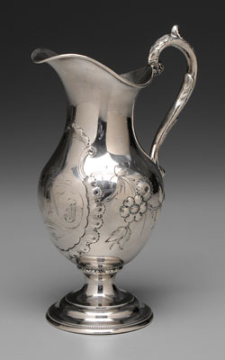 Southern Coin Silver Pitcher
