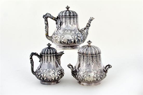 Southern coin silver three-piece