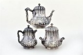 Southern coin silver three-pie