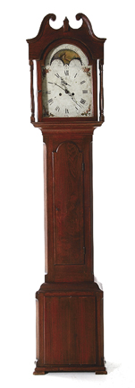 Southern Federal inlaid walnut tall
