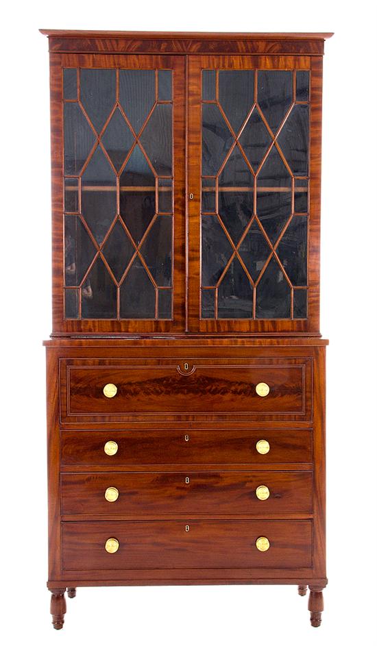 Southern Federal mahogany secretary