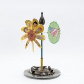 SOUTHERN FOLK ART PAINTED META