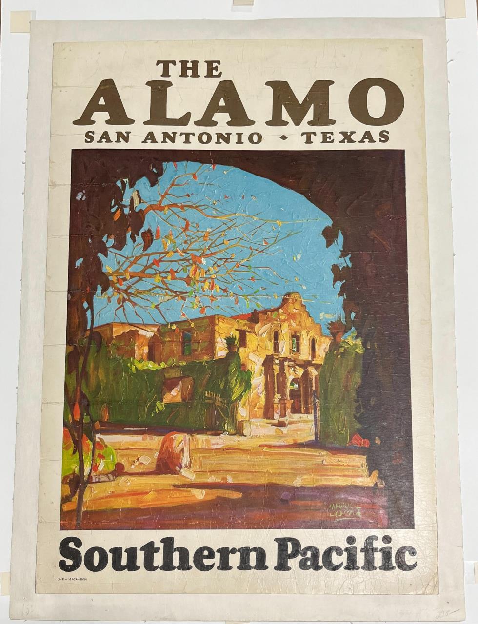SOUTHERN PACIFIC RAILROAD POSTER,