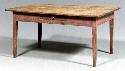 Southern pine harvest table, yellow