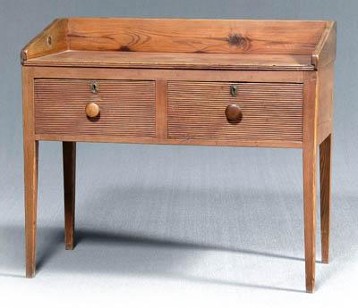 Southern pine serving table, yellow