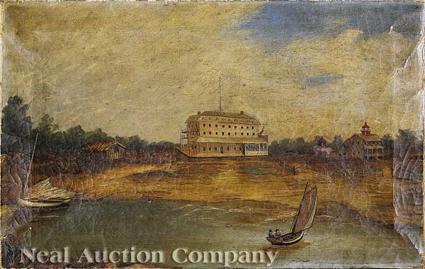 Southern School 19th c. "The Resort