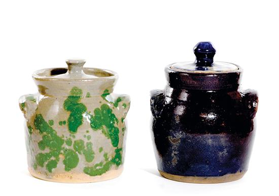 Southern stoneware cookie jars