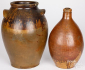 SOUTHERN STONEWARE CROCK, 19TH