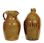Southern stoneware pitcher and