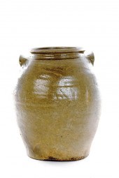 Southern stoneware storage jar