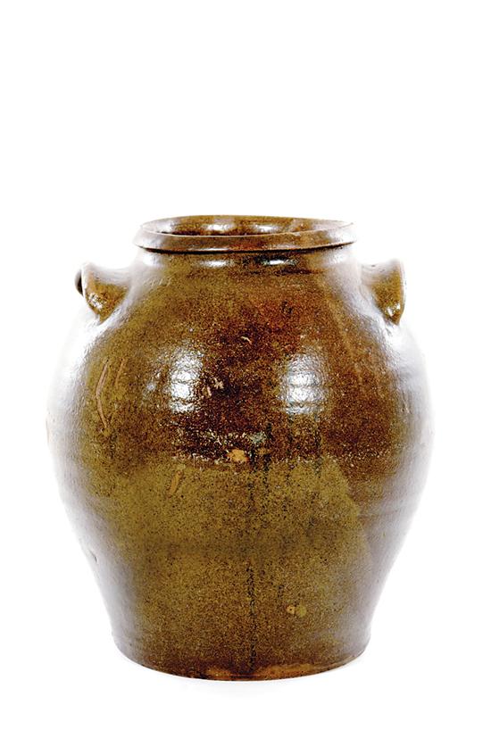 Southern stoneware storage jar