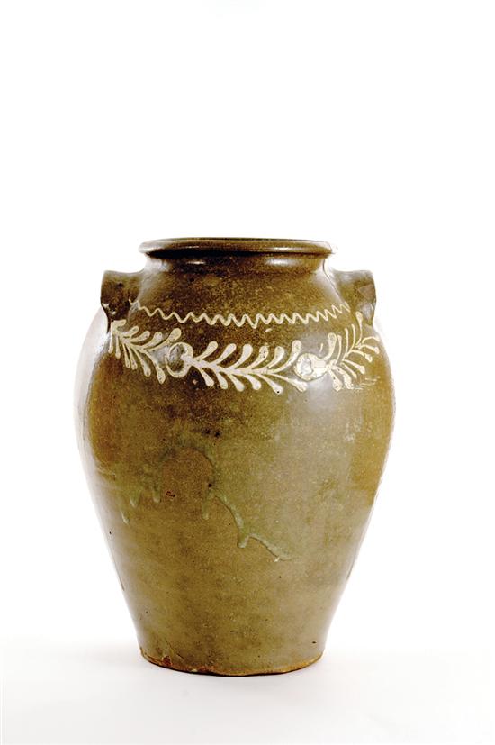 Southern stoneware storage jar