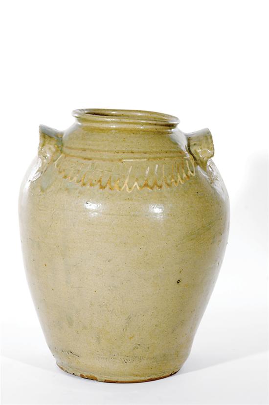 Southern stoneware storage jar